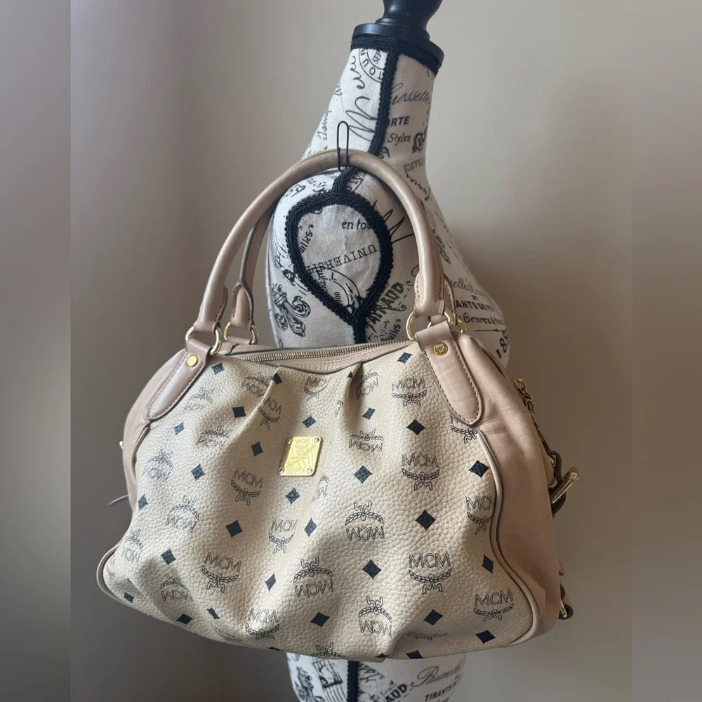 MCM Beige Visetos bag - Picture 7 of 16